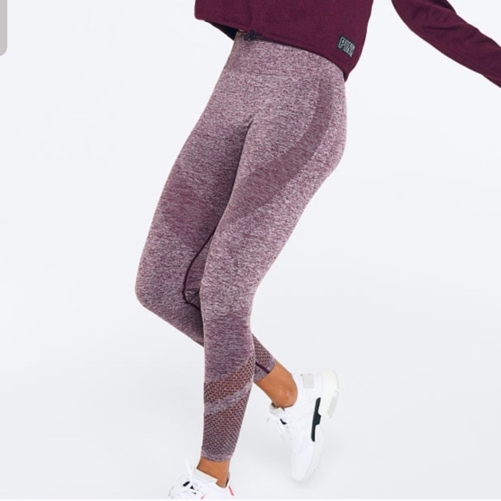 Pink Victoria’s Secret seamless workout tight